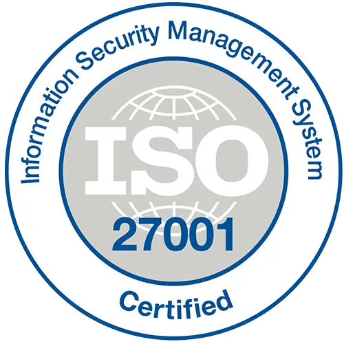 ISO 27001 badge