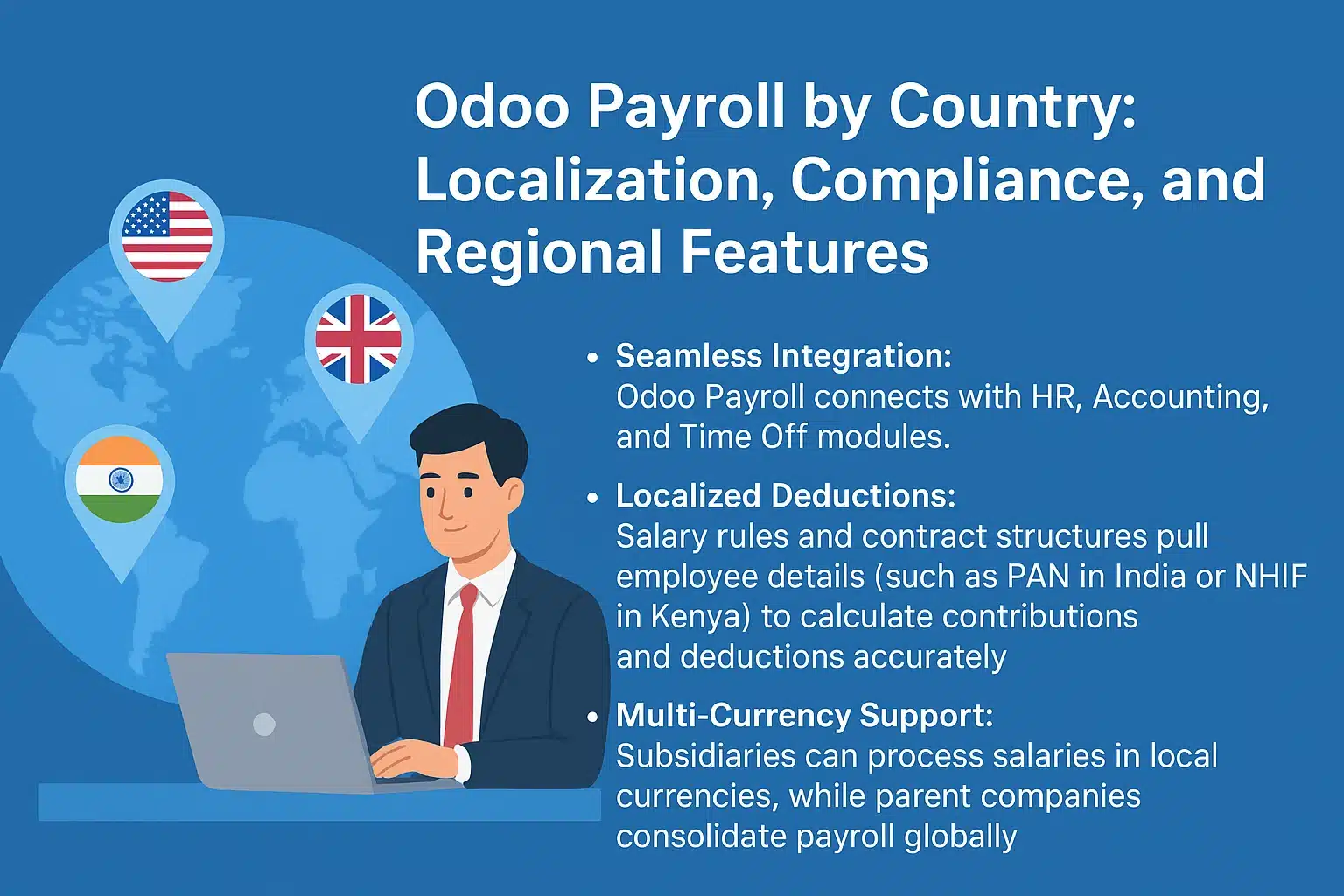 Odoo Payroll by Country Localization, Compliance, and Regional Features